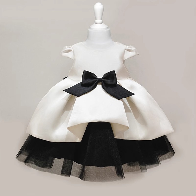 Baby Clothing Dresser - Robe de princesse en satin tutu