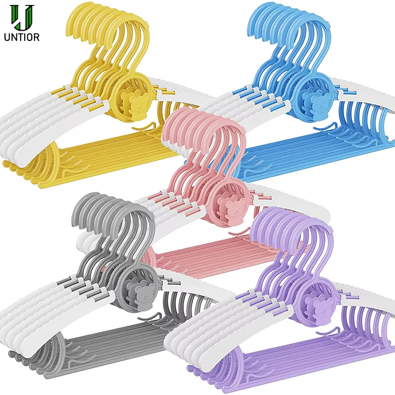 Baby Clothing Hanging Rack - Paquet de 10 cintres antidérapants pour