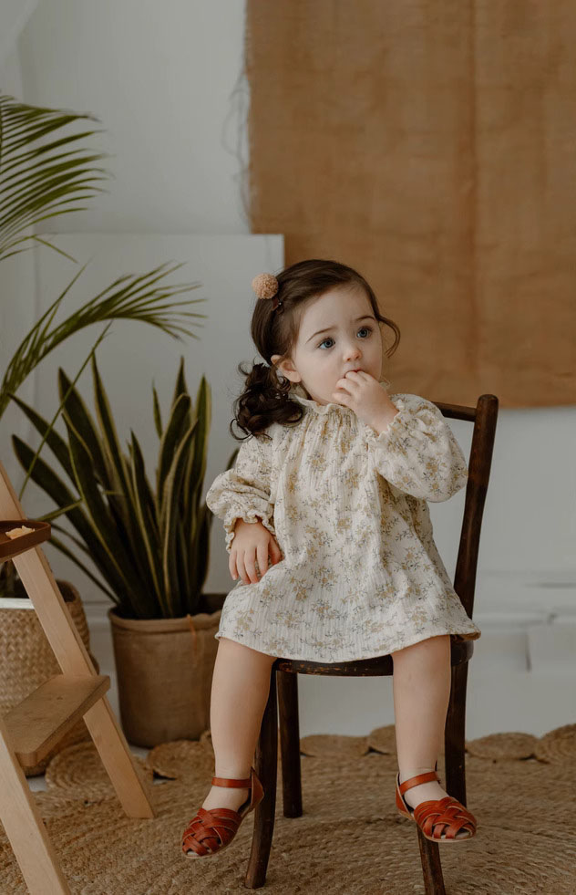 Robes florales en coton biolog - Baby Clothing Organic avis et prix